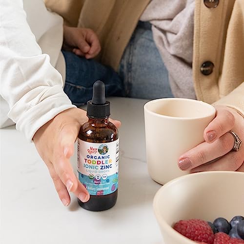 MaryRuth Organics Toddler Zinc Drops allergen-free labeling (dairy-free, nut-free, gluten-free)