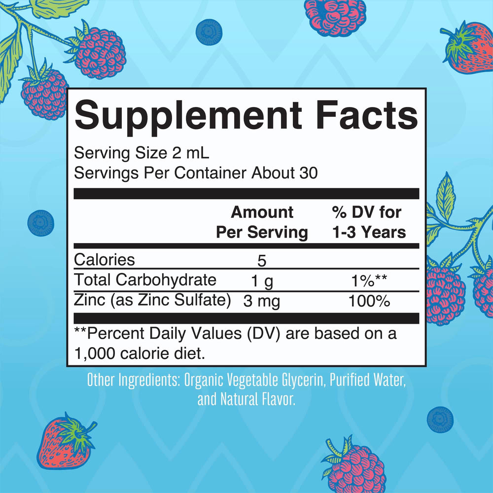 MaryRuth Organics Toddler Zinc Drops dropper cap showing dosing control
