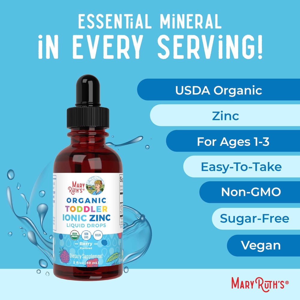 MaryRuth Organics Toddler Zinc Drops produced in a GMP facility