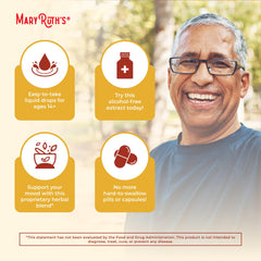 MaryRuth Organics Turmeric Gold label highlights USDA Organic and Non-GMO verification.