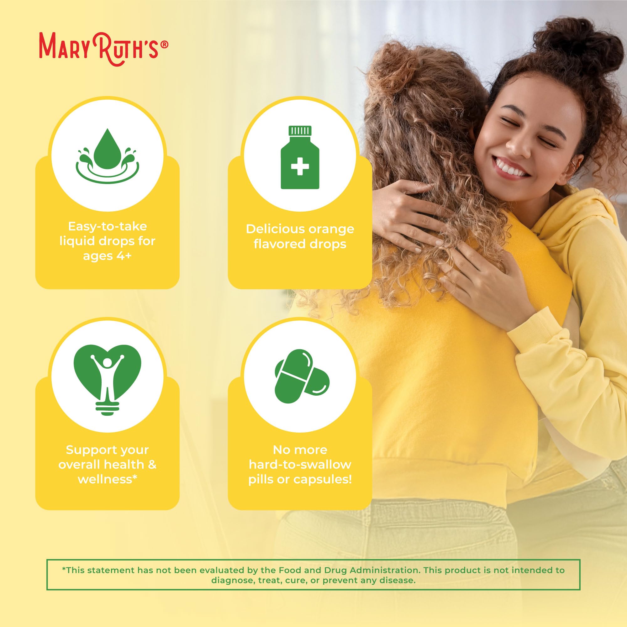 Vegan, Non-GMO vitamin E in MaryRuth Organics formula