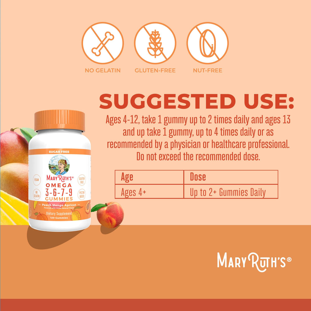 MaryRuth Organics gelatin-free gummies close-up.