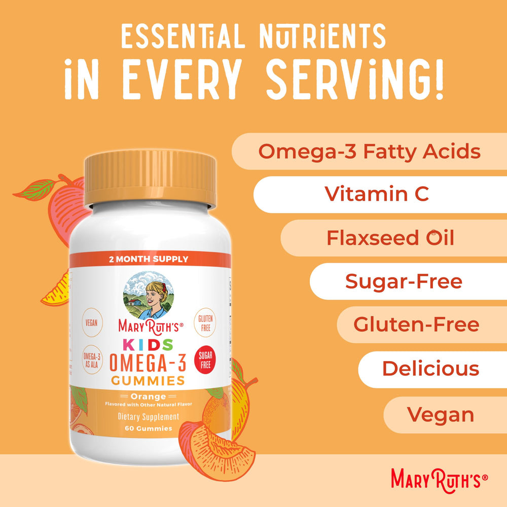 MaryRuth Organics vegan, pectin-based gummies for kids.