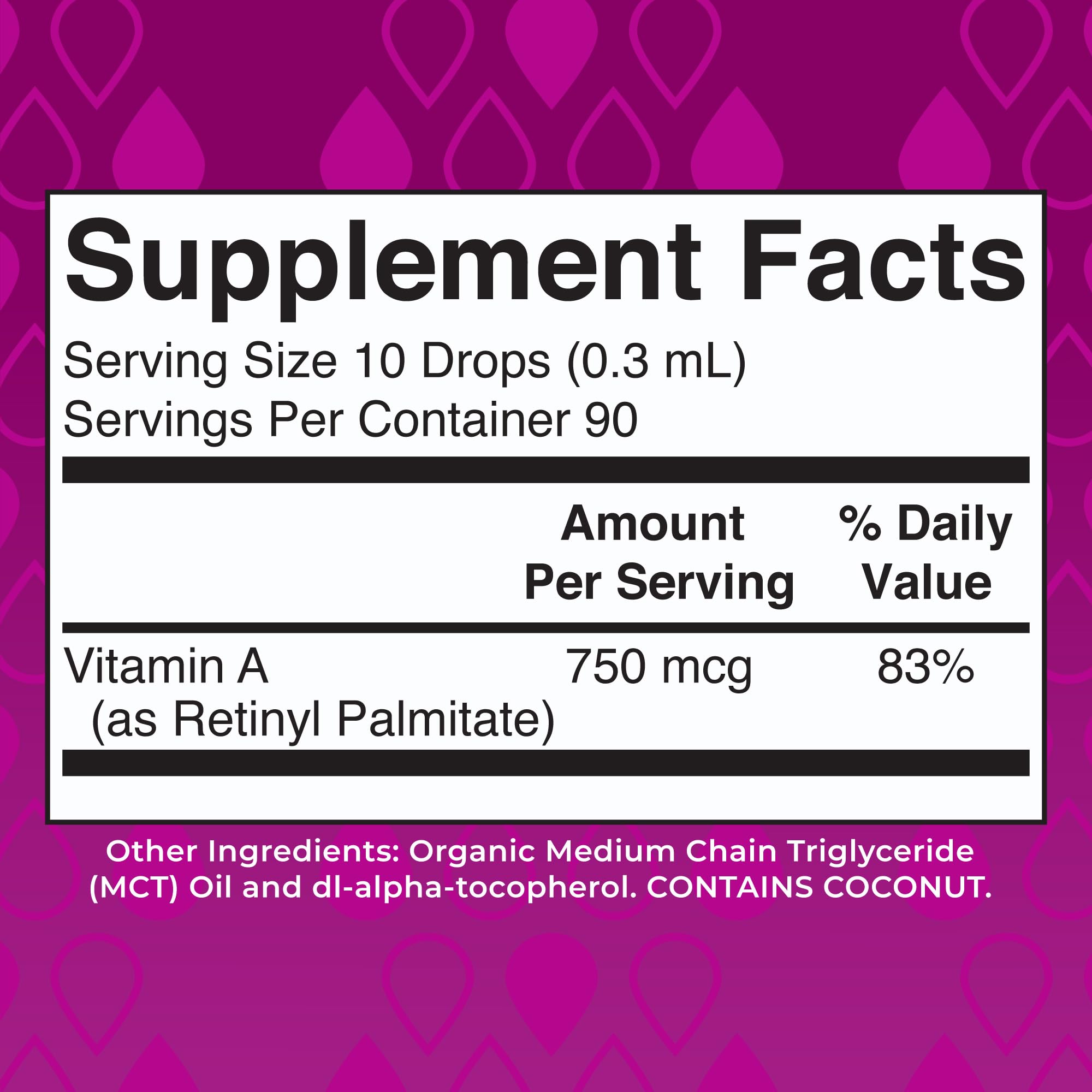 MaryRuth Organics Vitamin A Liquid Drops pipette dispensing for precise dosing