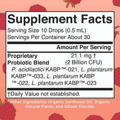 MaryRuth Organics drops dispenser demonstrates easy, measured daily dosing.