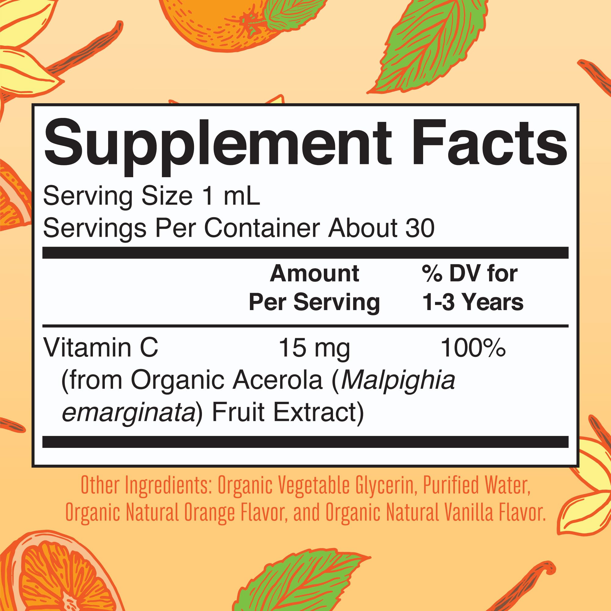 MaryRuth's gotas de vitamina C con dosificador para dosis precisas.