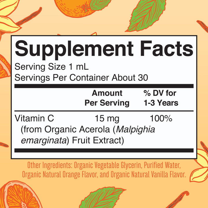 MaryRuth's gotas de vitamina C con dosificador para dosis precisas.