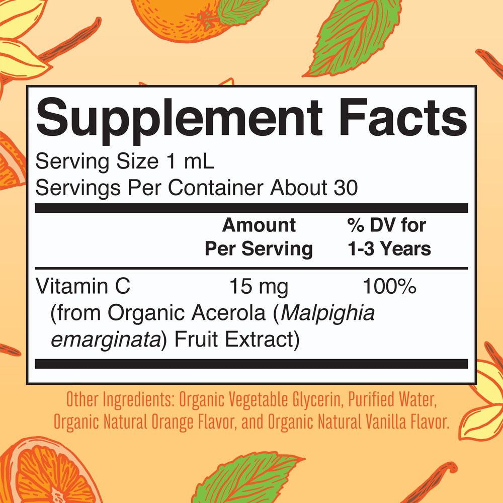 MaryRuth's gotas de vitamina C con dosificador para dosis precisas.