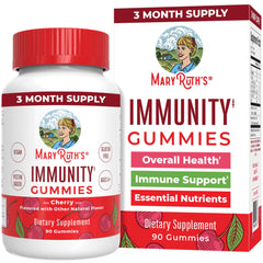 MaryRuth's Immunity Gummies cherry bottle for daily immune support