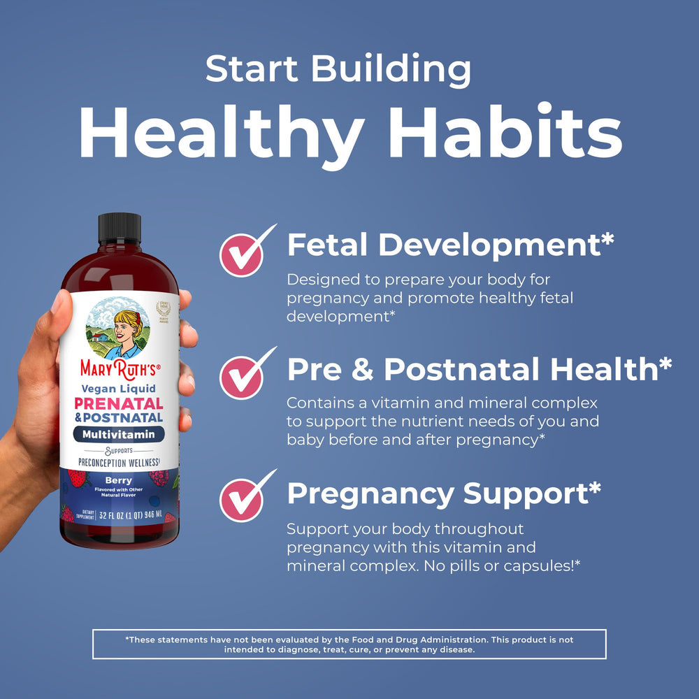 MaryRuths liquid vitamins are dairy-free and gluten-free for sensitive diets