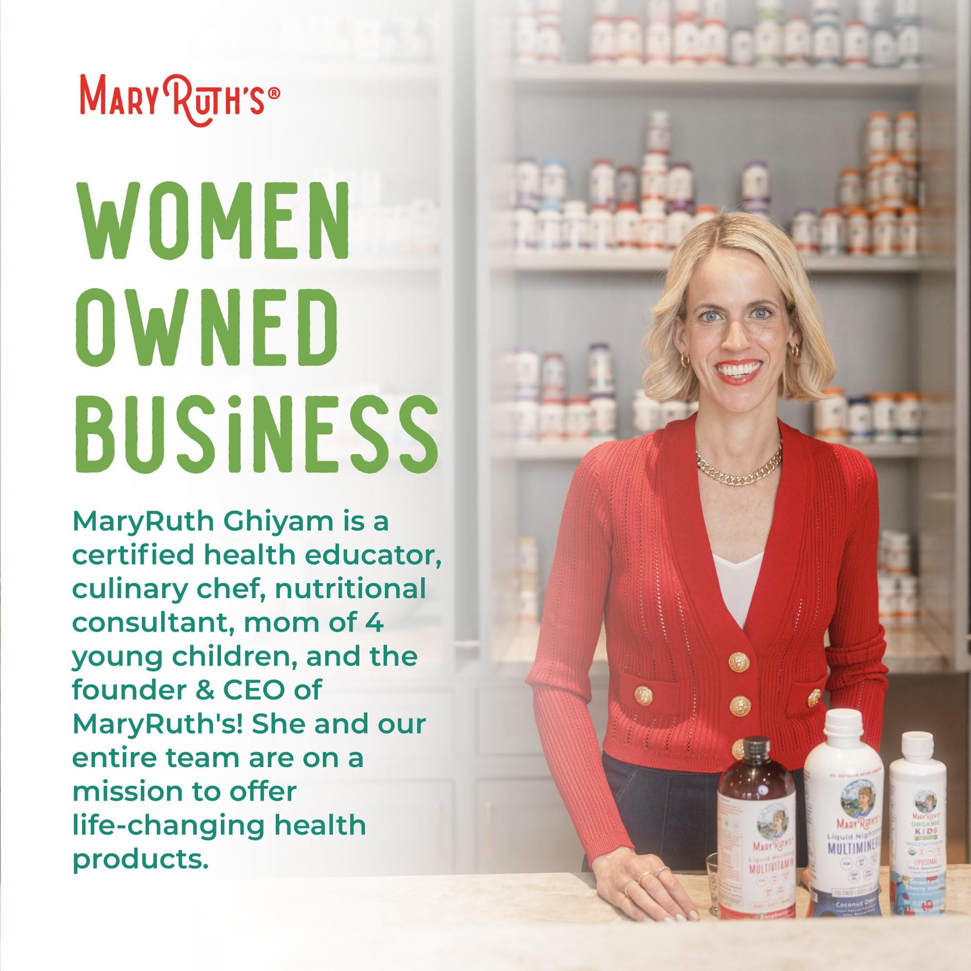 B Corp Certified seal adds credibility to product story.