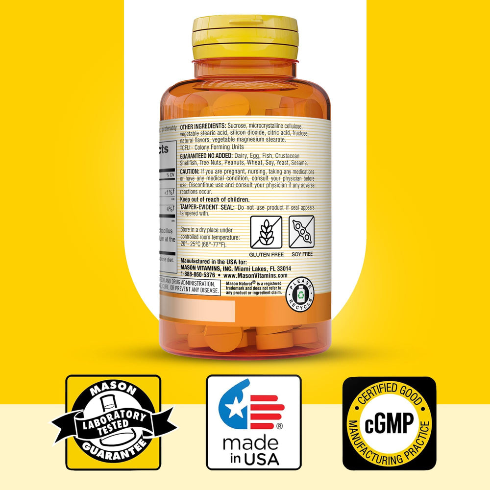 Embalaje de Mason Natural con control de calidad y cgmp.