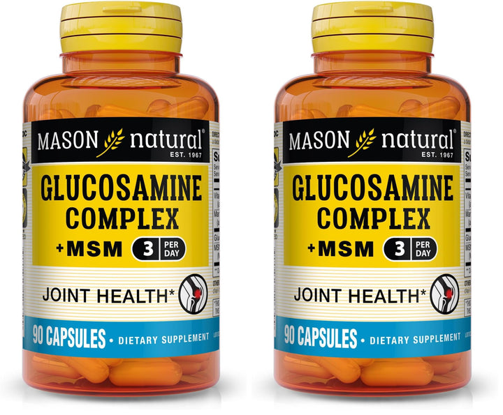 Mason Natural glucosamine bottle shows joint support potential