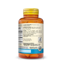 Mason Natural label close-up emphasizes MSM and vitamin C