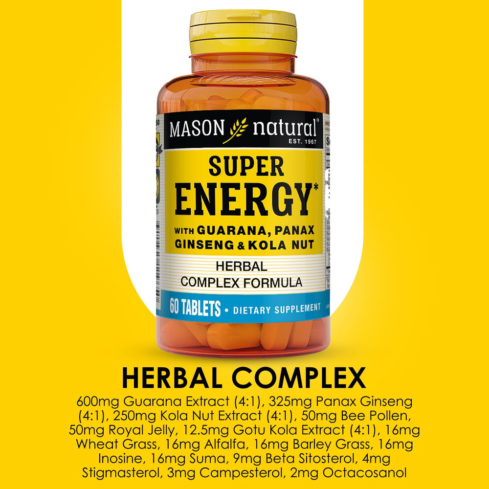 Extracto de nuez de kola de Mason Natural como fuente de energía adicional