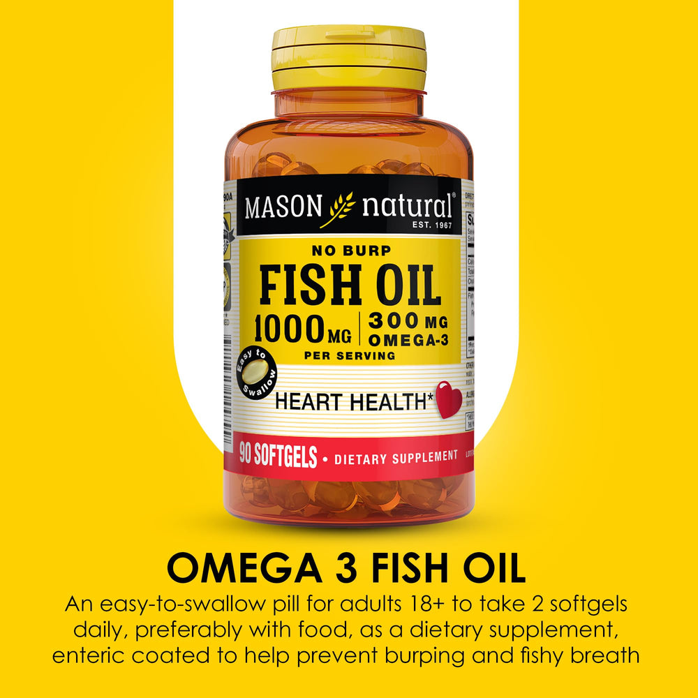 Mason Natural Omega-3 pack of 2 bottles displayed together.