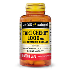 Mason Natural Tart Cherry Turmeric 1000 mg bottle front supports daily joint care