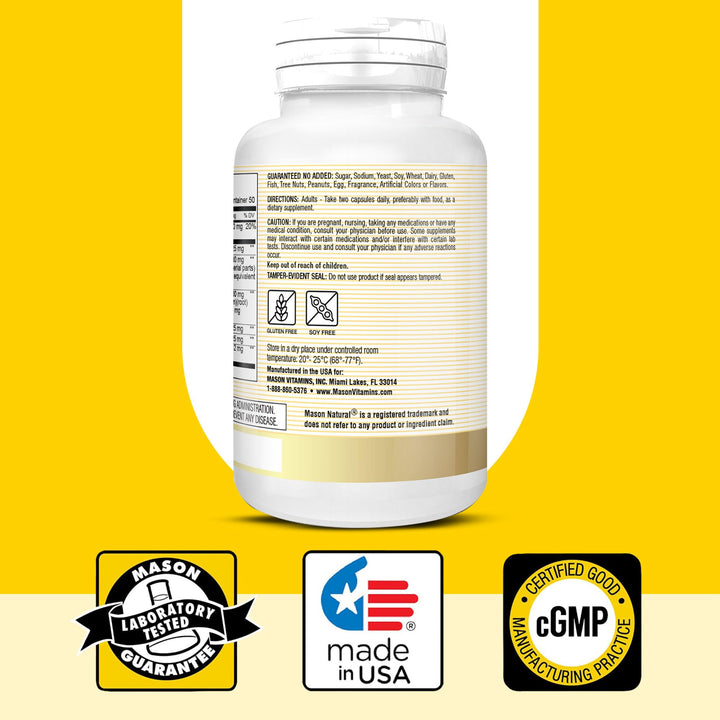 Mason Natural Ultra Collagen capsules arranged as part of a daily wellness routine.