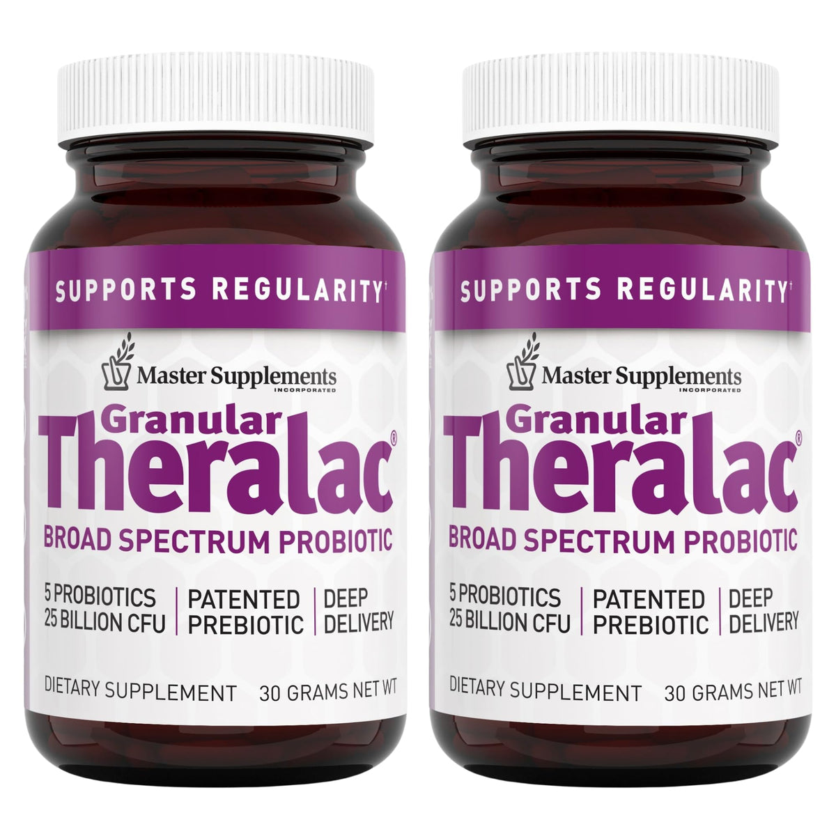 Master Supplements Theralac Granular Powder bottle for gut health