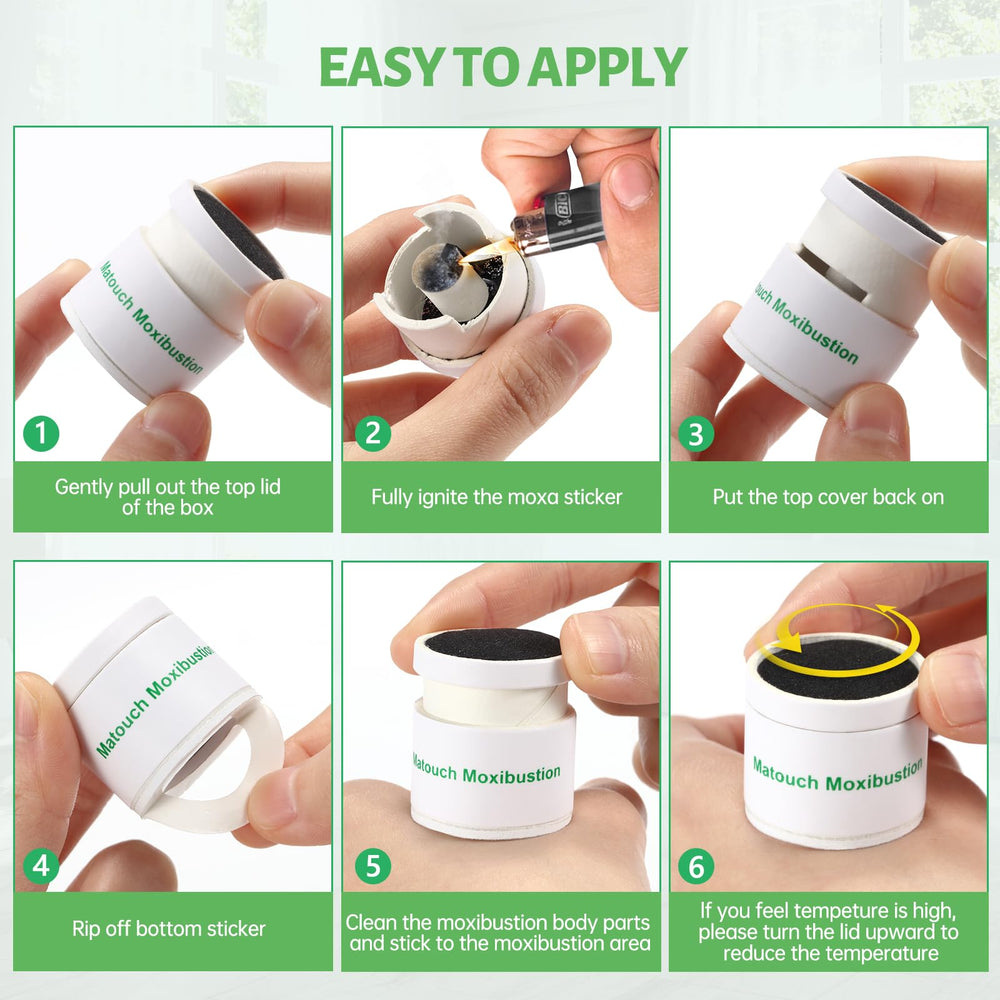Matouch gift ready moxibustion set for family routines
