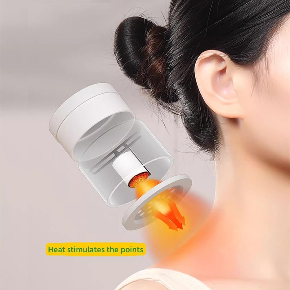 Matouch mini moxibustion box safety screen in place showcases clean ash-free operation.
