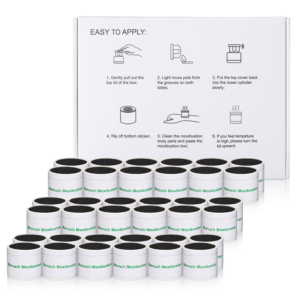 Matouch smokeless moxa sticks inside the cover deliver clean warmth