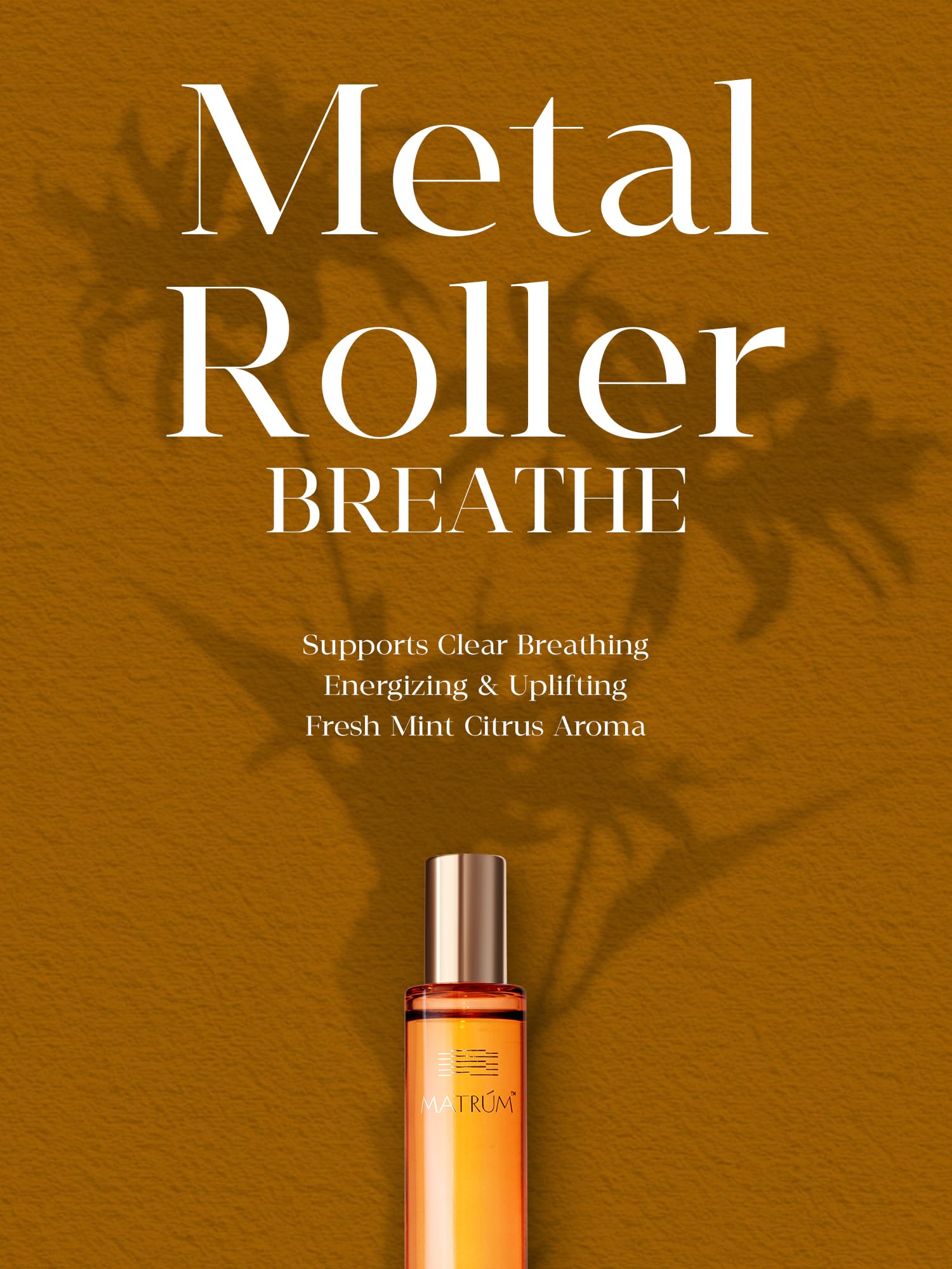 MATRÚM label featuring therapeutic-grade oils signals quality and purity
