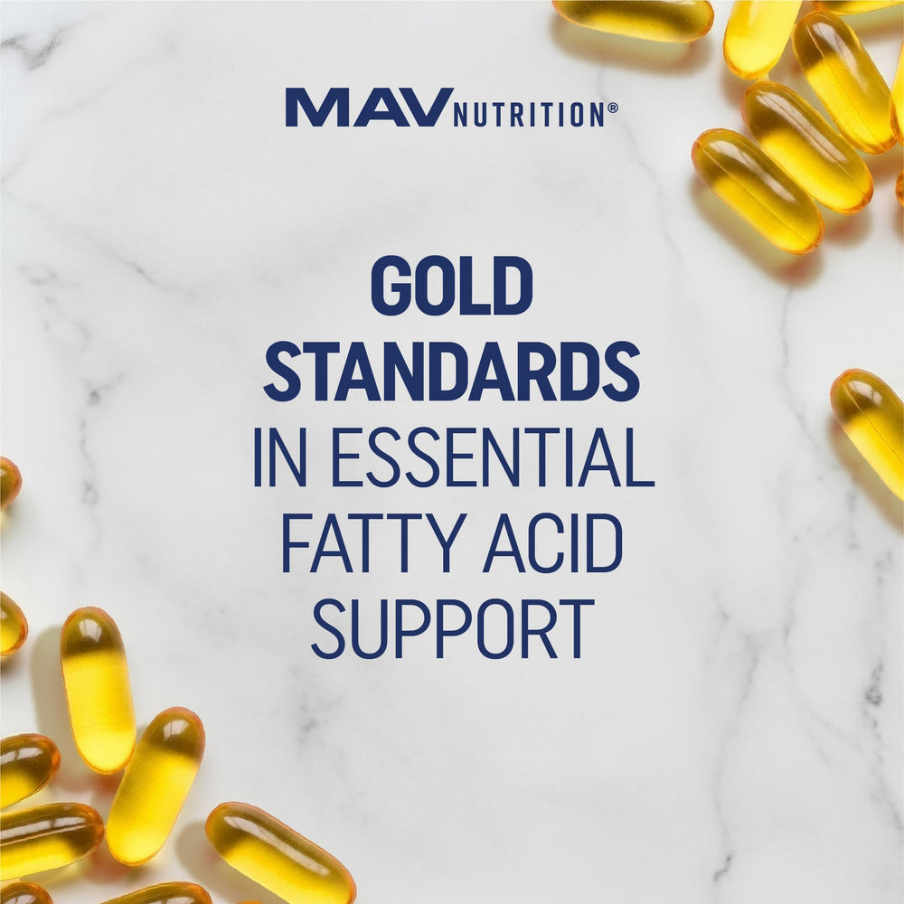 60-count bottle of MAV Nutrition cod liver oil