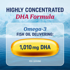 MAV Nutrition DHA Ultra softgels close-up highlighting potency and capsule texture.