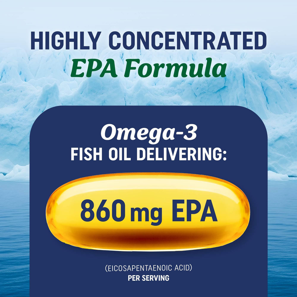 MAV Nutrition EPA Ultra bottle back label shows EPA per serving.