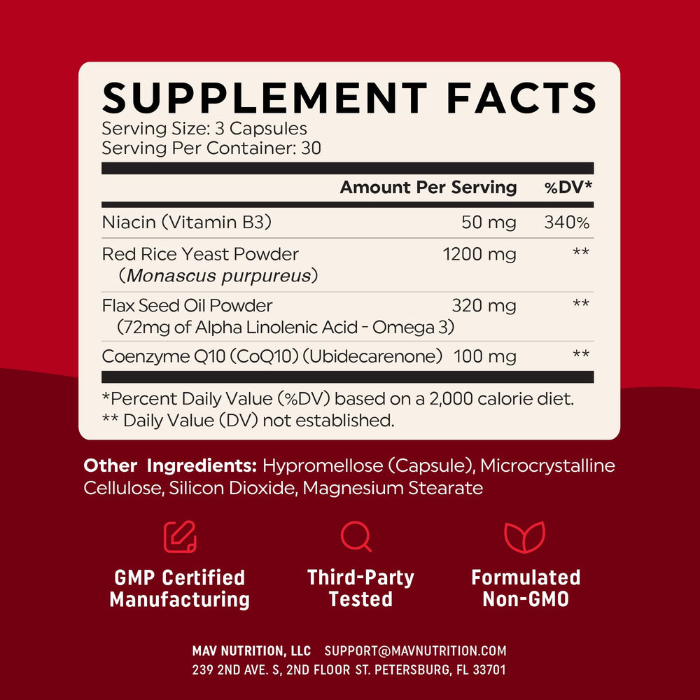 MAV Nutrition gluten-free vegan non-GMO label on packaging.