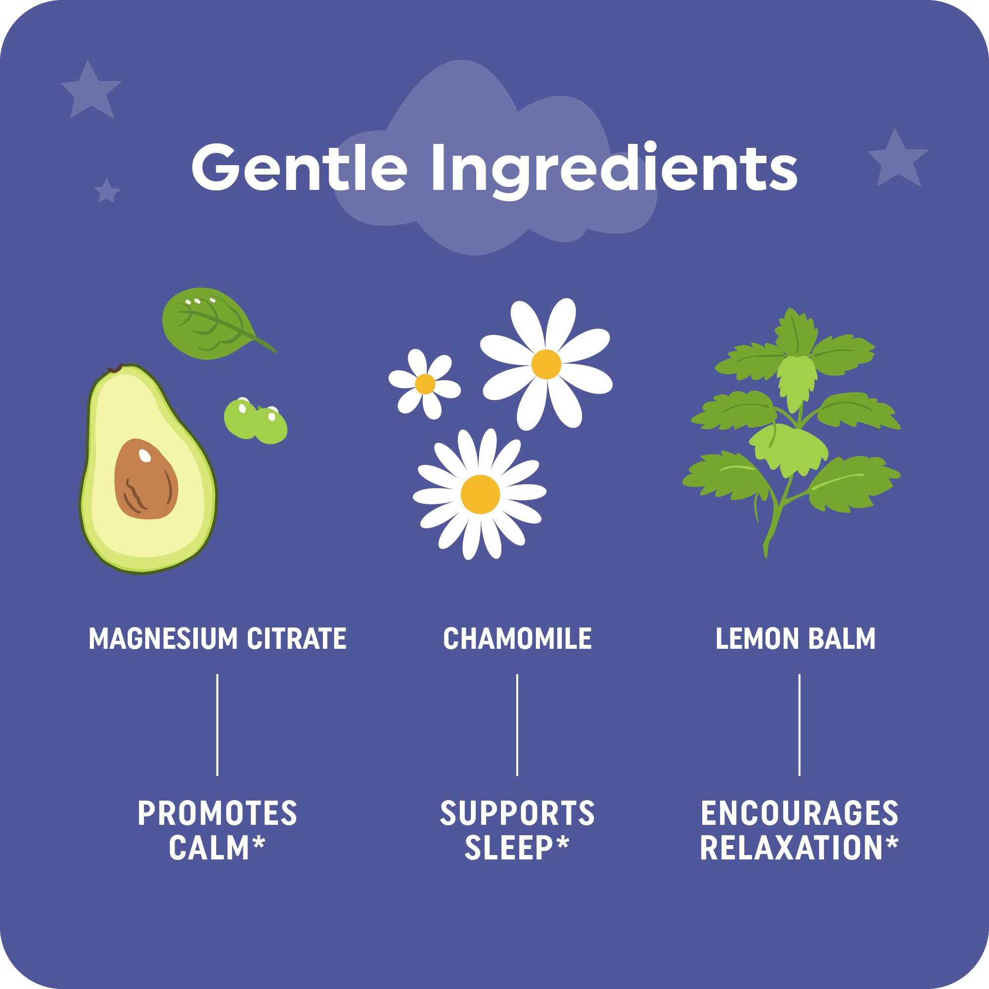 Gominas MAV NUTRITION para niños, textura suave, contiene solo 2 g de azúcar por gomita.