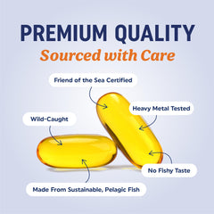 MAV Nutrition Omega-3 pills close-up showing high EPA and DHA per serving.