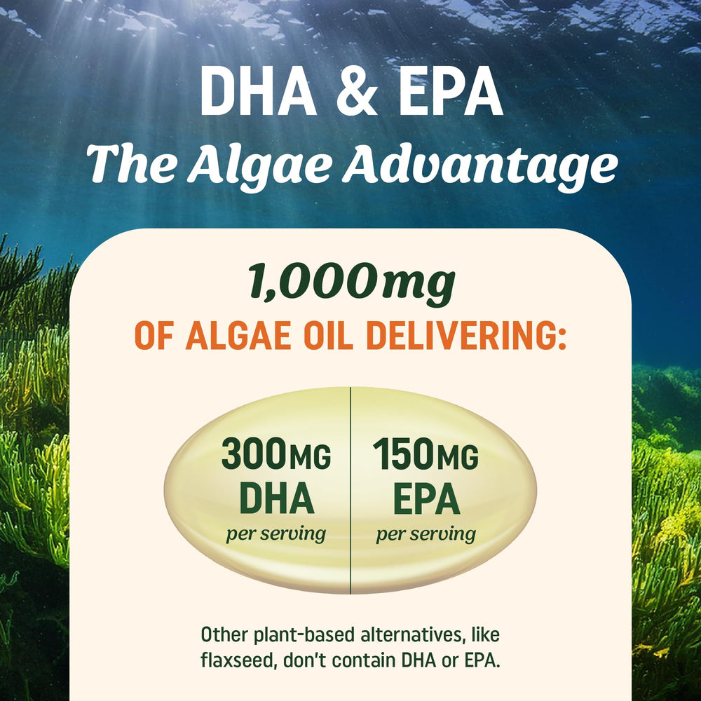 MAV Nutrition Vegan Omega-3 eco packaging hints at low environmental impact.