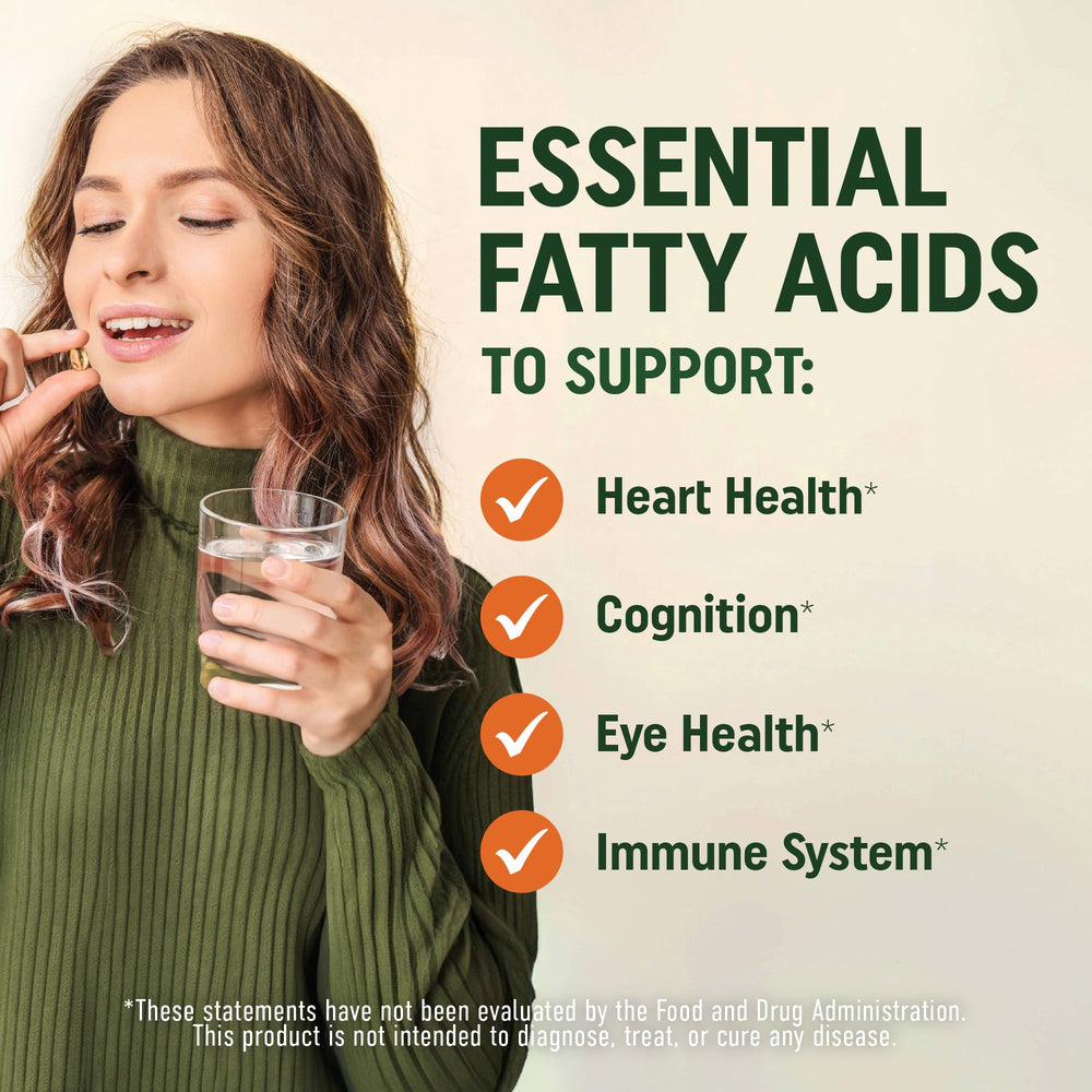 MAV Nutrition Vegan Omega-3 third-party testing seal communicates transparency.
