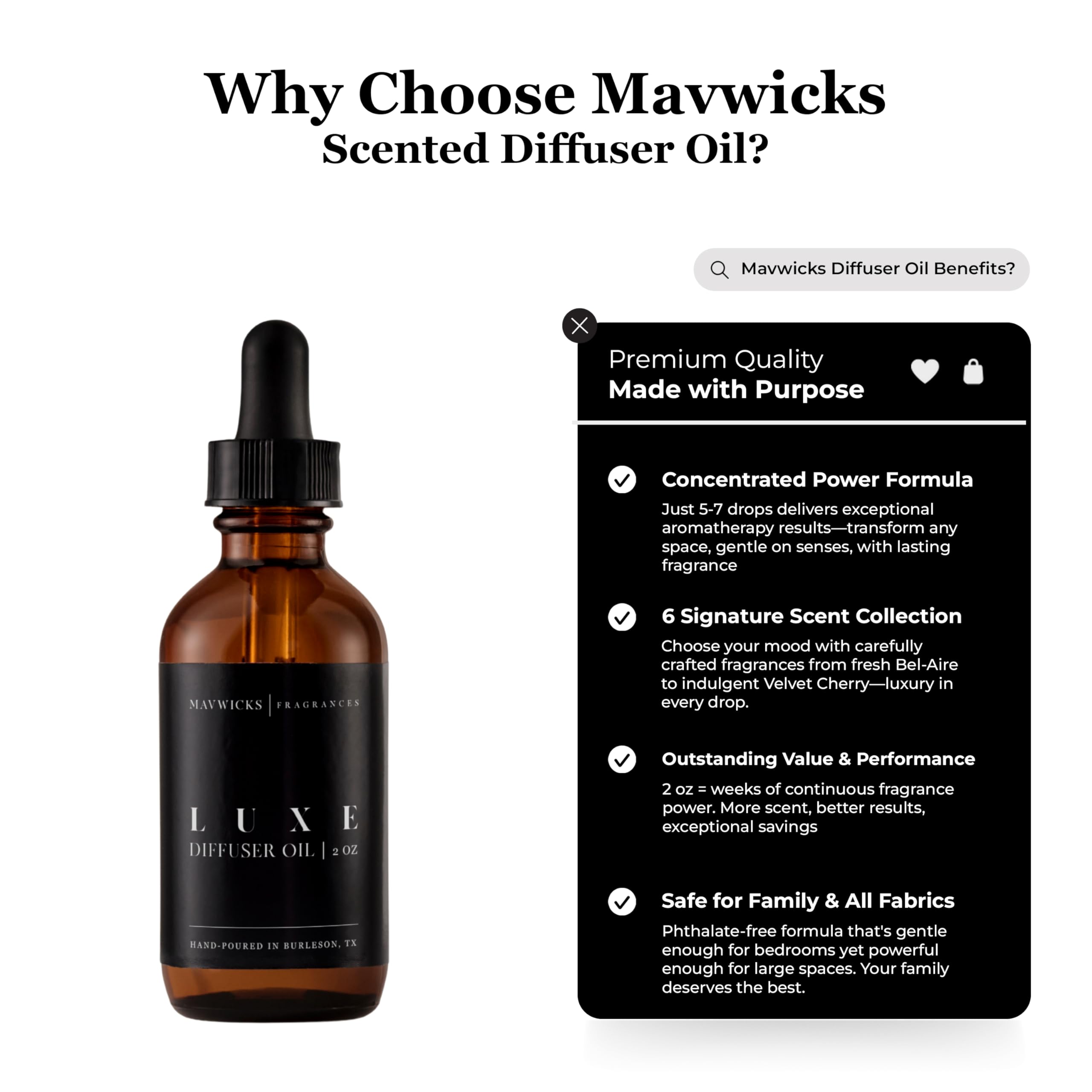 Mavwicks Luxe diffusers setup enhances home ambiance with lasting fragrance