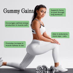 Max Gummies ingredients with vegan symbol for athlete-friendly option.