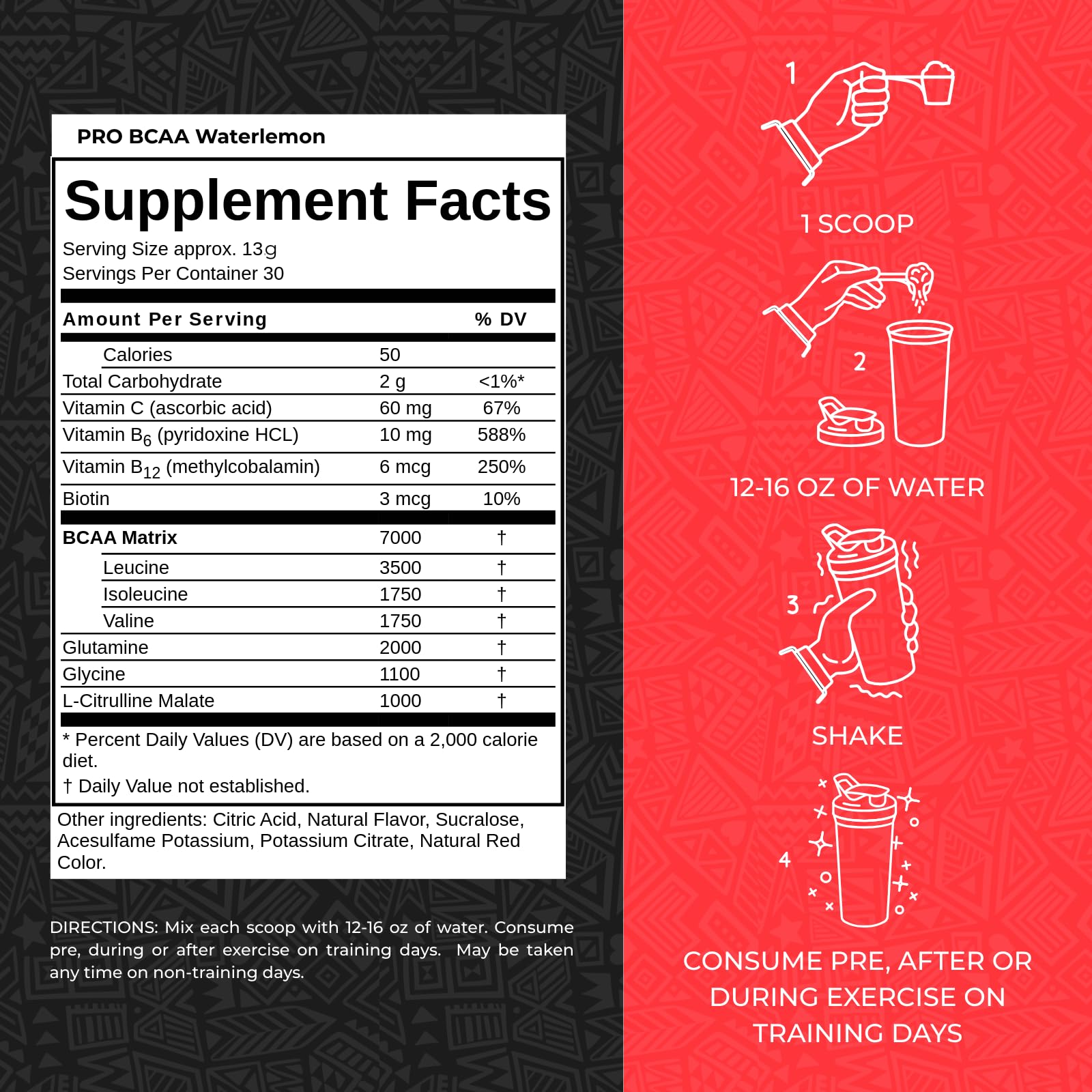 Max Muscle Pro BCAA Watermelon mix dissolves quickly during workouts.