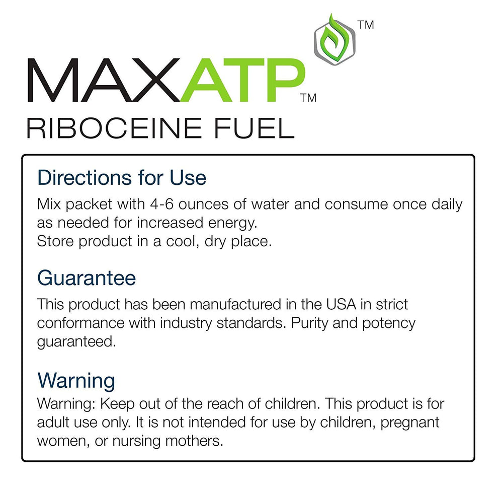 MaxATP 30 packets displayed for on-the-go energy and recovery