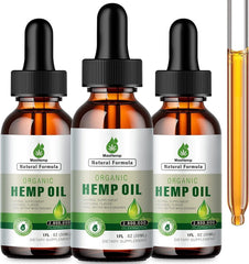 MaxHemp 3Pack premium bottle for easy daily dosing with the dropper.