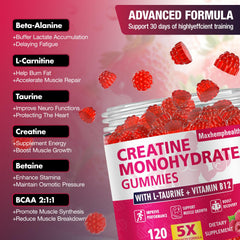 Close up of raspberry gummies highlighting tasty flavor as a pre workout option