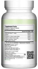Maxi Health Kyolic aged garlic extract capsules showing odorless formula