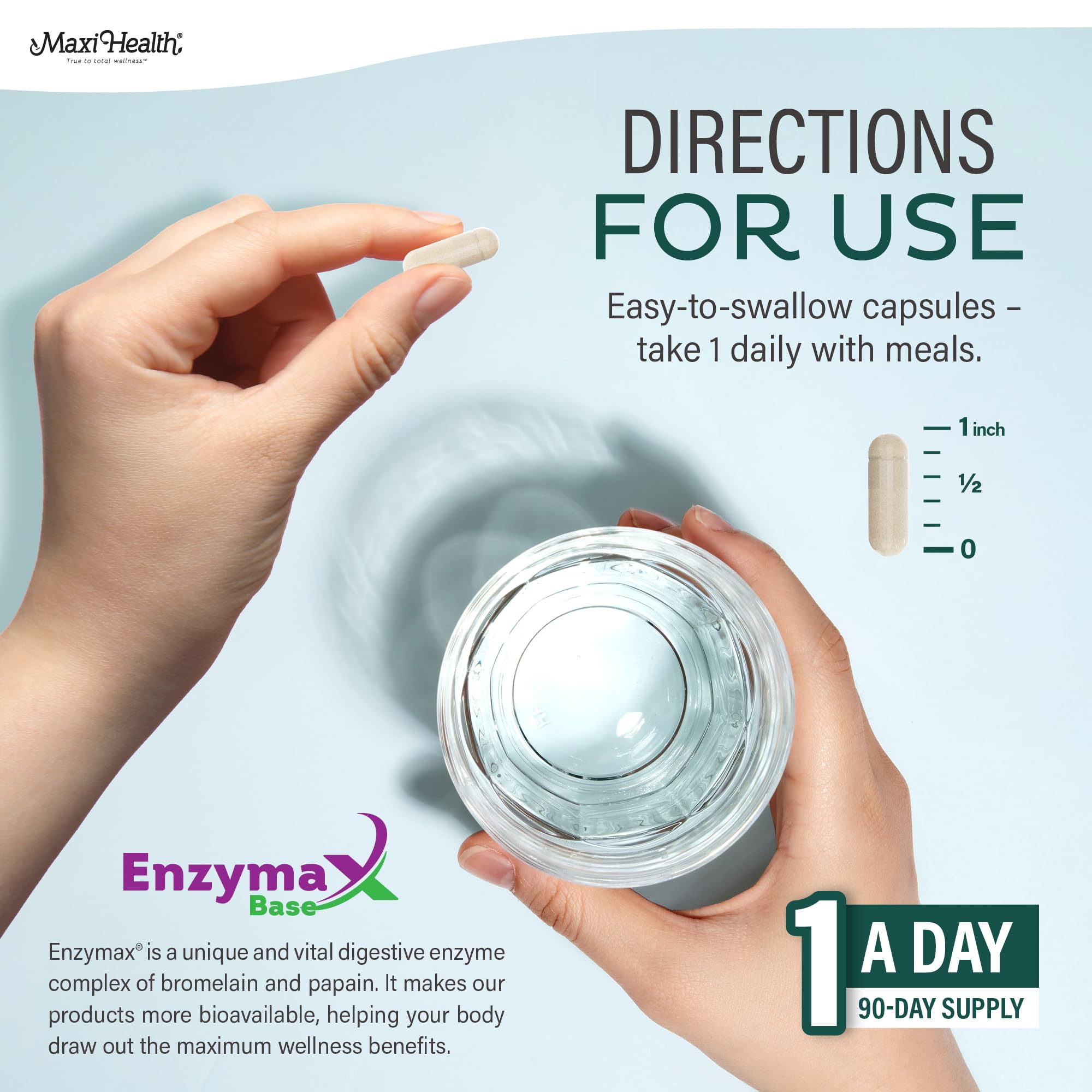 Maxi Health Magnesium Complex bottle with packaging signaling quality and purity.