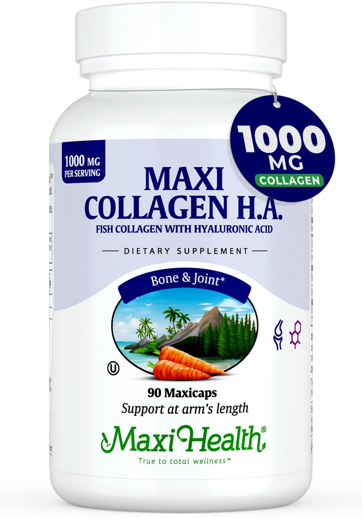 Maxi Health Marine Collagen bottle front for daily joint support