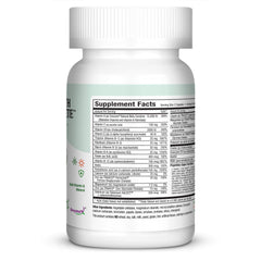 Maxi Health multivitamin capsules close-up for daily energy and balance.