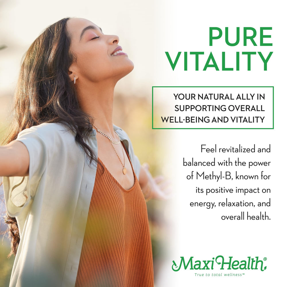 Maxi Health Stress B Complex nutrition label detail for transparency.