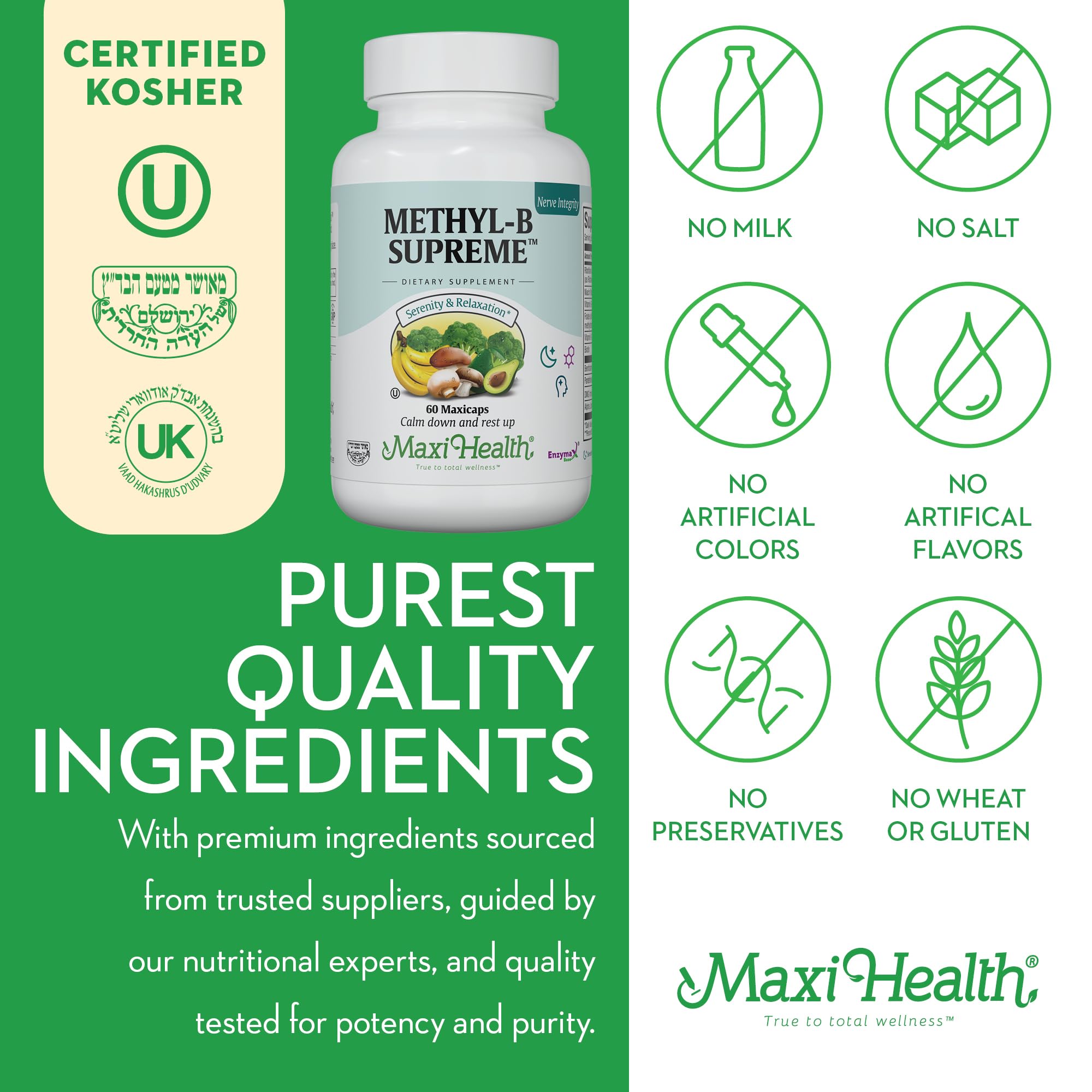 Maxi Health Stress B Complex outer packaging carton display.