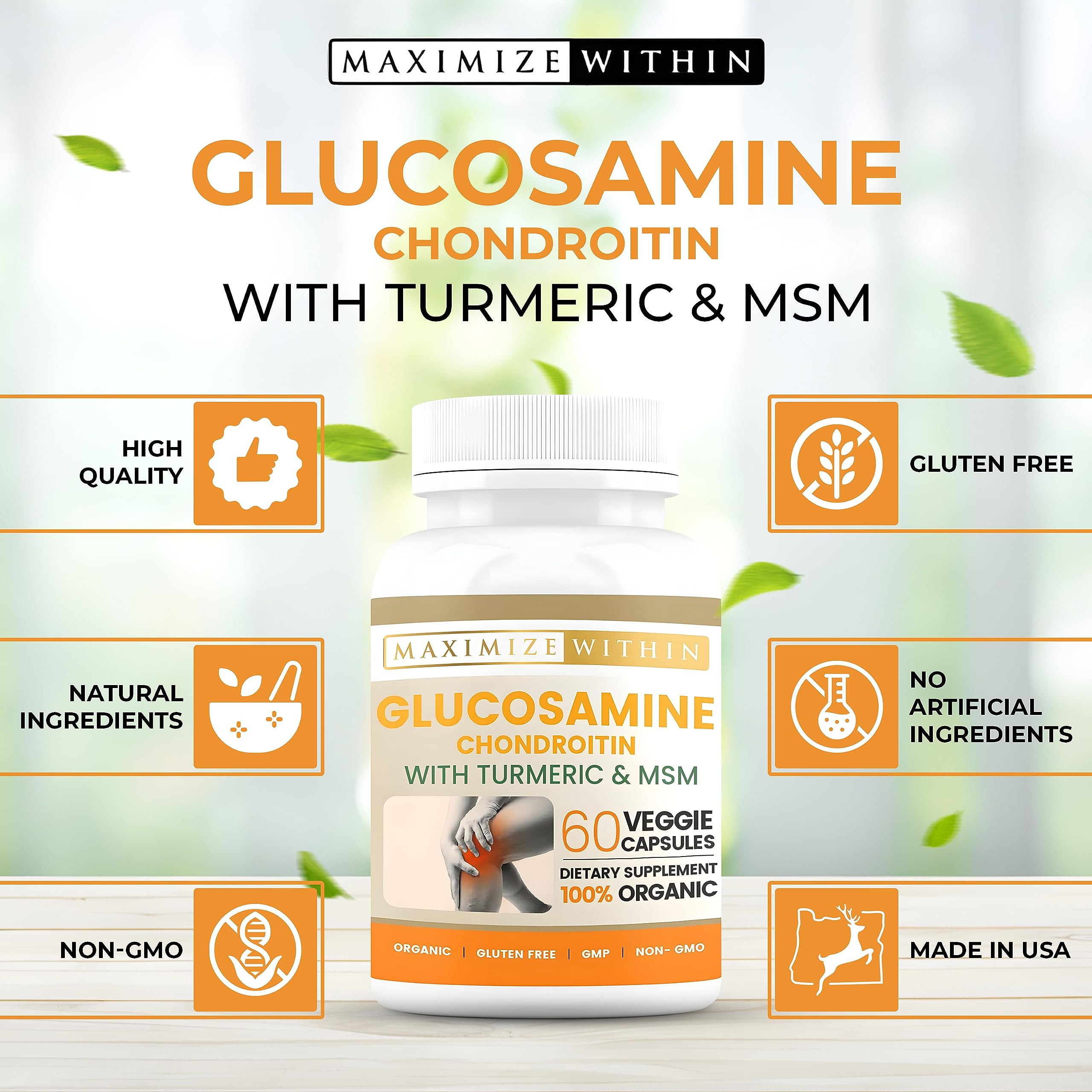 Maximize Within packaging shot suggests simple, everyday wellness routine