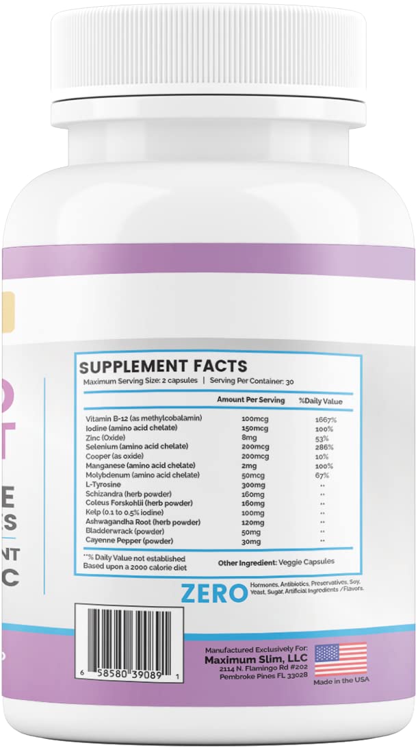 Maximize Within thyroid daily-dosing setup with bottle and capsules