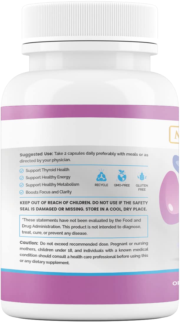 Maximize Within thyroid ingredients list close-up